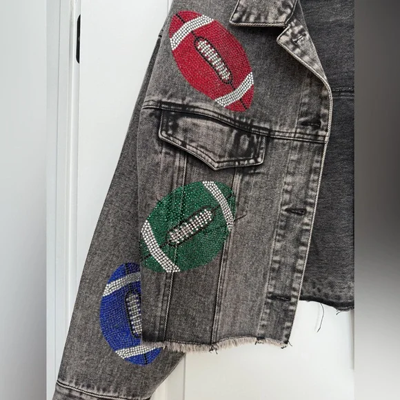 Peach Love California Gray Tweed Jacket - Picture 3 of 6